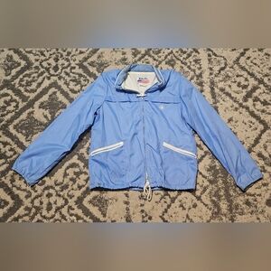 Vintage 1980s 1990s Baby Blue Weather Tamer Jacket M